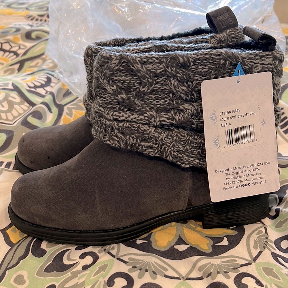 Waterproof Grey Womens Muk Luks